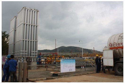 我市首座LNG釋放站建成，燃氣保供能力將有所提升